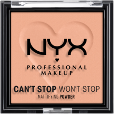 Матирующая пудра для лица 12 осветляющая персиковая Nyx Professional Makeup Can&apos;T Stop Won&apos;T Stop, 6 гр