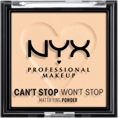 Матирующая пудра для лица 02 светлая Nyx Professional Makeup Can&apos;T Stop Won&apos;T Stop, 6 гр