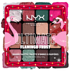 Палетка теней для век Nyx Professional Makeup Ultimate Flaming Frost, 16x0,8 гр