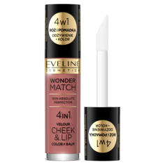 Румяна и жидкая помада 05 Eveline Cosmetics Wonder Match, 4,5 мл