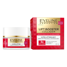 Ультралифтинговый крем-филлер против морщин для лица 60+ Eveline Cosmetics Lift Booster Collagen, 50 мл