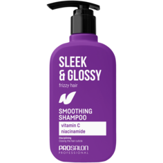 Разглаживающий шампунь для волос Prosalon Sleek&amp;Glossy, 375 мл