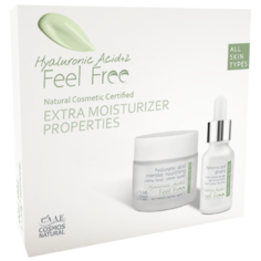 Набор: крем для лица Feel Free Hyaluronic, 30 мл