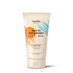 Легкий крем для лица и тела spf50 Resibo Sun To The People, 150 мл