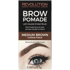 Помада для укладки бровей средне-коричневый Revolution Makeup Brow Pomade, 2,5 гр