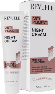 Осветляющий ночной крем для лица Revuele Anti Pigment, 40 мл