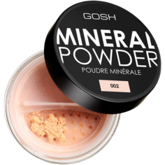 Рассыпчатая пудра для лица слоновая кость 002 Gosh Mineral Powder, 8 гр Gosh!