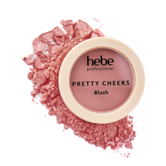 Теплые лиловые румяна Hebe Professional Pretty Cheeks Blush, 3,5 гр