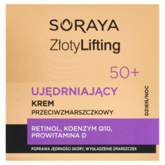 Укрепляющий крем для лица от морщин 50+ Soraya Złoty Lifting, 50 мл
