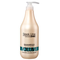 Шампунь для объема волос с шелком Stapiz Sleek Line Repair Volume, 1000 мл