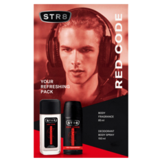 Набор: парфюмированный мужской дезодорант Str8 Red Code, 150 мл