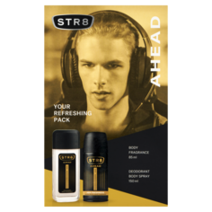 Набор: парфюмированный мужской дезодорант Str8 Ahead, 150 мл