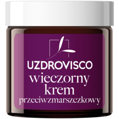 Ночной крем для лица против морщин Uzdrovisco Czarny Tulipan, 50 мл