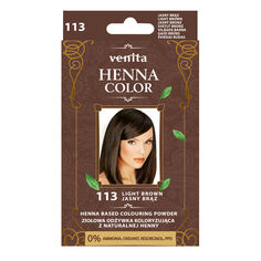 Кондиционер-краска для волос 113 русый Venita Henna Color, 25 гр