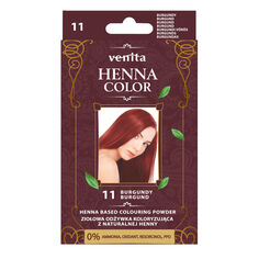 Кондиционер-краска для волос 11 бордовый Venita Henna Color, 25 гр