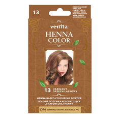 Травяной кондиционер-краситель с хной для волос 13 лесной орех Venita Henna Color, 75 гр