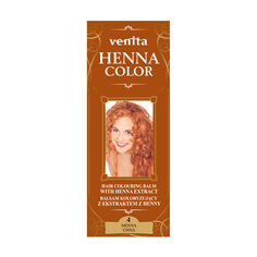 Бальзам-краска для волос 4 чна Venita Henna Color, 75 мл