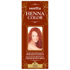 Бальзам-краска для волос тициан 6 Venita Henna Color, 75 мл
