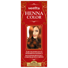 Бальзам-краска для волос 116 огненная искра Venita Henna Color, 75 мл