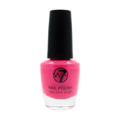Неоновый флуоресцентный розовый лак для ногтей W7 Neon Nail Polish, 15 мл