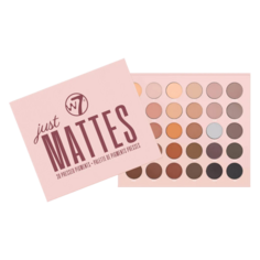 Палитра прессованных пигментов W7 Just Mattes, 27 гр