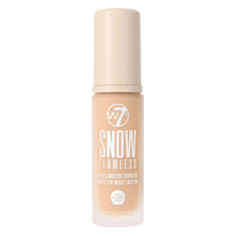 Увлажняющий тональный крем для лица свежий бежевый W7 Snow Flawless, 30 мл