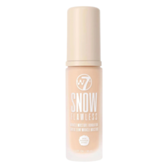 Увлажняющий тональный крем для лица песочно-бежевый W7 Snow Flawless, 30 мл