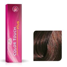 Полуперманентная краска для волос без аммиака 55/04 Wella Professionals Color Touch Plus, 60 мл