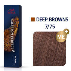 Стойкая краска для волос 7/75 Wella Professionals Koleston Perfect Me+, 60 мл