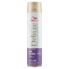 Ультрасильный лак для тонких и нежных волос Wella Deluxe Pure Fullness, 250 мл