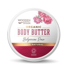 Органическое масло для тела «болгарская роза» Wooden Spoon Organic Body Butter, 100 мл