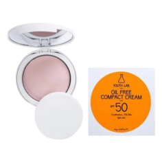 Компактная тональная основа spf50 легкая Youth Lab. Oil Free Compact Cream, 10 гр