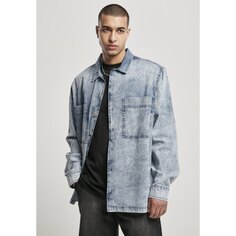 Рубашка Urban Classics Oversized Denim, синий