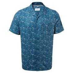Рубашка с коротким рукавом Craghoppers NosiBotanical Hula, синий