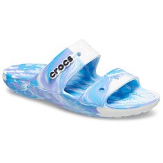 Сандалии Crocs Classic Marbled, синий