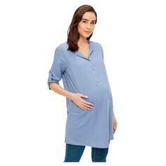 Блузка Mamalicious Mercy Maternity 3/4 Sleeve Tunic, синий Mama.Licious