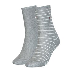 Носки Tommy Hilfiger Small Stripe Classic 2 шт, серый