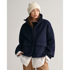 Куртка Gant Cropped Wool, синий