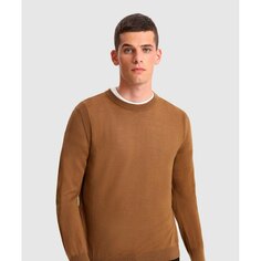 Свитер Woolrich Round Neck, коричневый