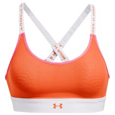 Спортивный топ Under Armour Infinity Mid Run, оранжевый