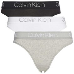 Стринги Calvin Klein High Leg 3 шт, черный