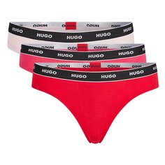 Стринги HUGO Stripe 50480150 3 шт, разноцветный