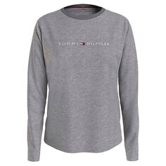 Футболка Tommy Hilfiger UW0UW01910 Long Sleeve Crew Neck, серый