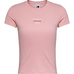 Футболка Tommy Jeans Essential Logo 1, розовый