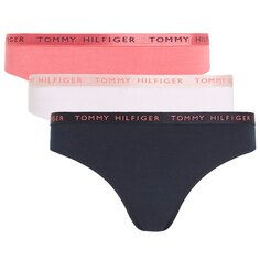 Стринги Tommy Hilfiger Shiny Waistband 3 шт, разноцветный