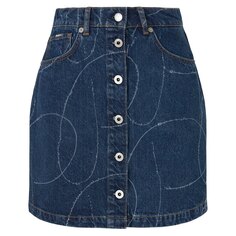 Юбка Pepe Jeans Winnie Logo Denim, синий