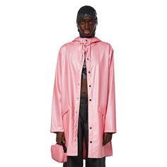 Куртка Rains 12020 Long, розовый