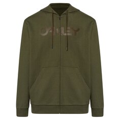 Толстовка Oakley Teddy Hoddie Full Zip, зеленый