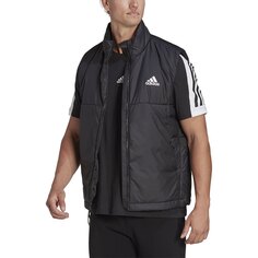 Жилет adidas Basic 3 Stripes, черный