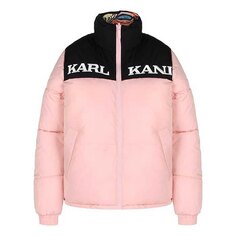 Пуховик Karl Kani Retro Reversible, розовый